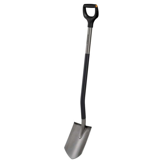Ergonomisk spade skarp grå