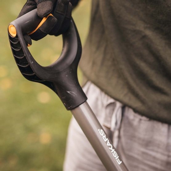 Ergonomisk spade skarp grå