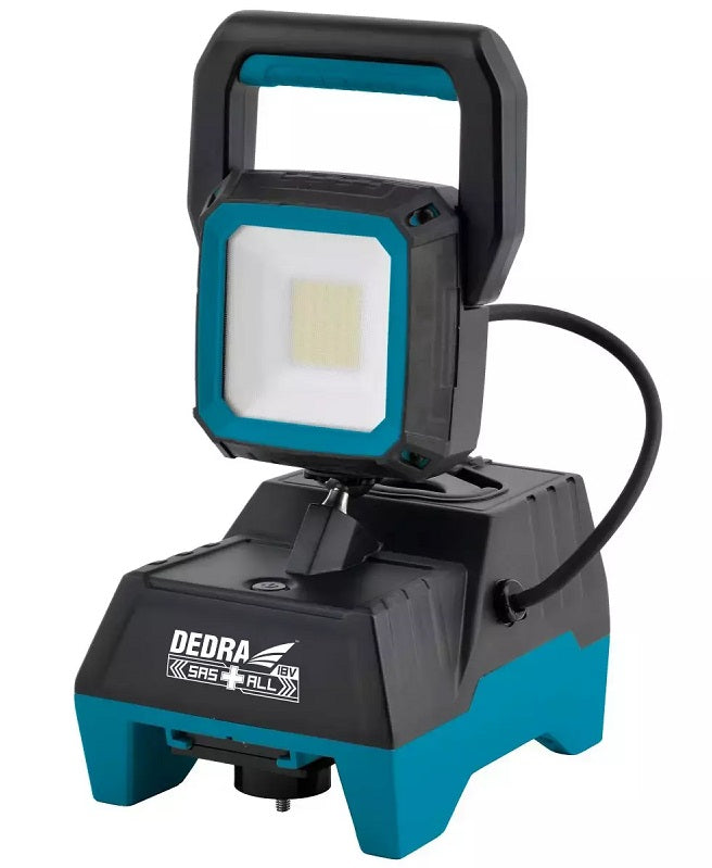 Accu Werkplaatslamp 1600lm 18v 0*ah Sas+all