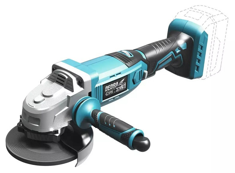 Cordless Angle Grinder 125mm 18v 0*ah Sas+all