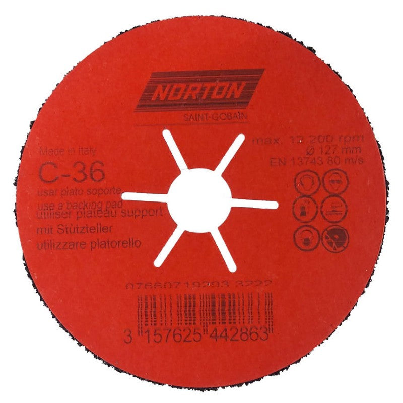 Disco Semiflessibile Norton Cp Flex 127mm P.36