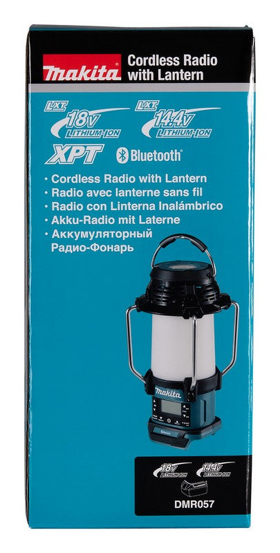Radio Receiver With Lamp And Flashlight 18v Fm Bluetooth Usb