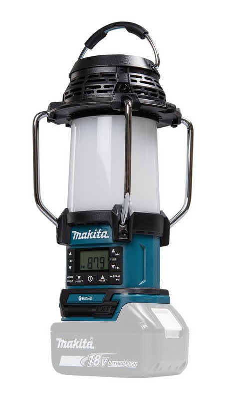Radio Receiver With Lamp And Flashlight 18v Fm Bluetooth Usb