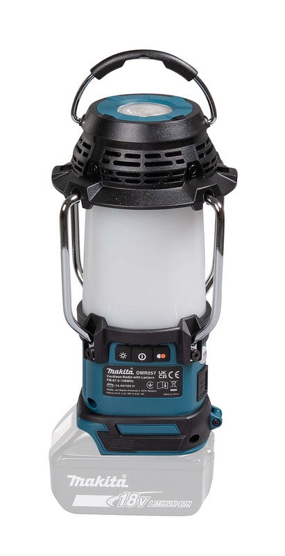 Radio Receiver With Lamp And Flashlight 18v Fm Bluetooth Usb