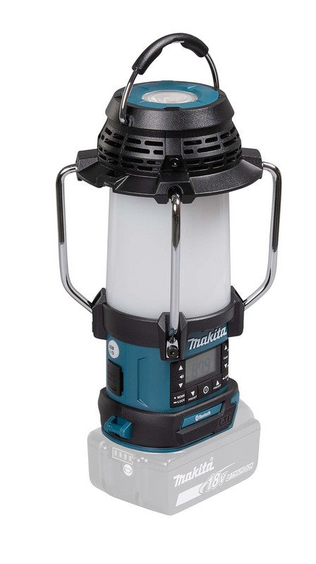 Radio Receiver With Lamp And Flashlight 18v Fm Bluetooth Usb