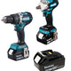 Combo Kit 18v Dtw300+dhp484 3*5.0ah