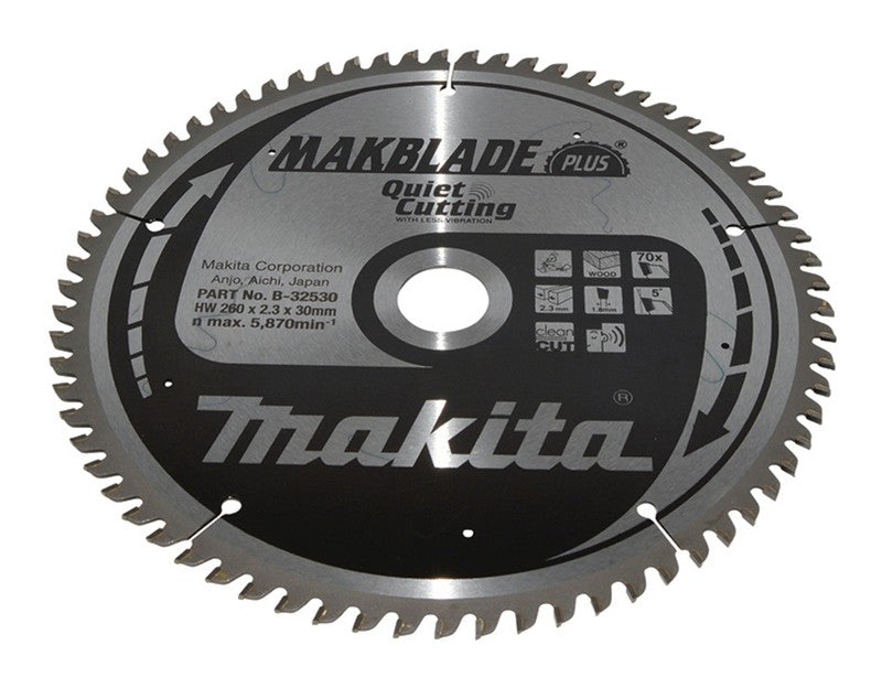 Disco De Corte Makblade 260*30mm 70dientes