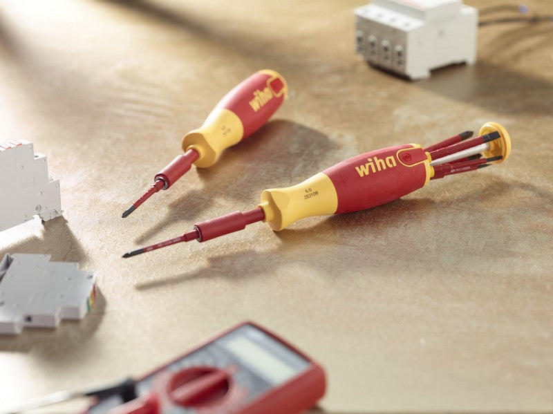 Destornillador eléctrico Liftup con cargador de puntas