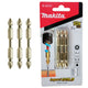 Double Magnetic Tip For Screwdriver Ph3-65mm 3 Pcs Ig