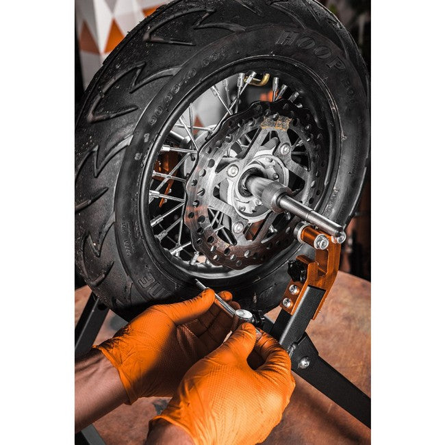 Statisk motorcykelhjulbalanserare