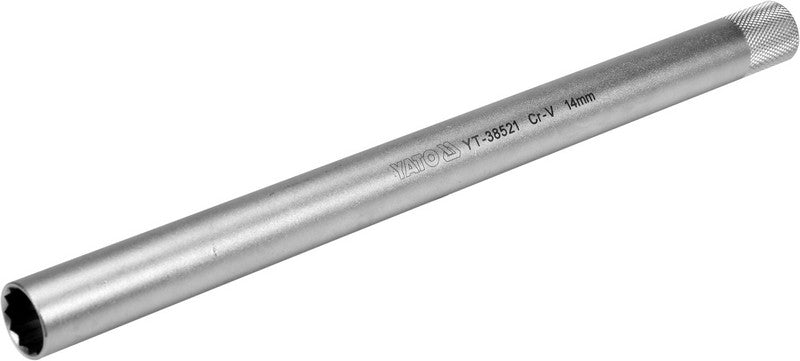 Zündkerzensteckschlüssel, 14 mm, extra lang, 250 mm 3/8 Zoll Antrieb