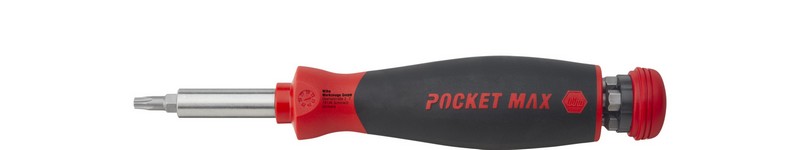 Pocketmax Magnetic Screwdriver With Bit Magazine 8 Bits