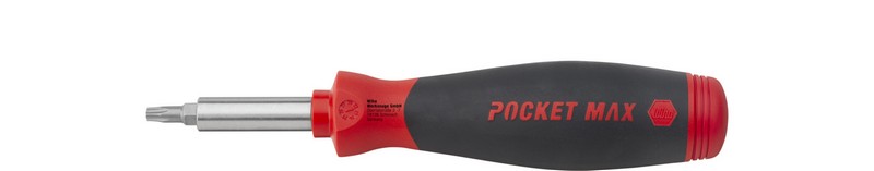 Pocketmax Magnetic Screwdriver With Bit Magazine 8 Bits