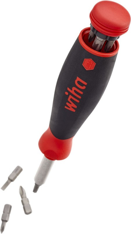 Pocketmax Magnetic Screwdriver With Bit Magazine 8 Bits