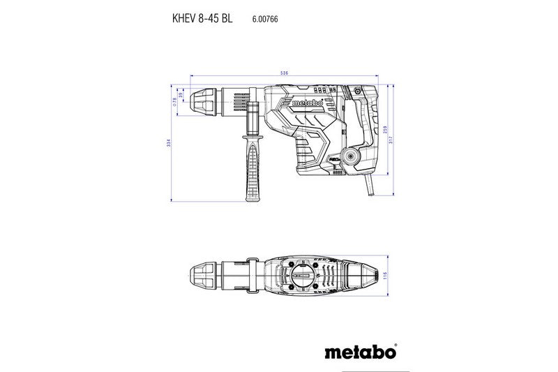 Martillo perforador Sds-max Khev 8-45 Bl