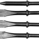 Set beitels voor pneumatische hamer 4-delig