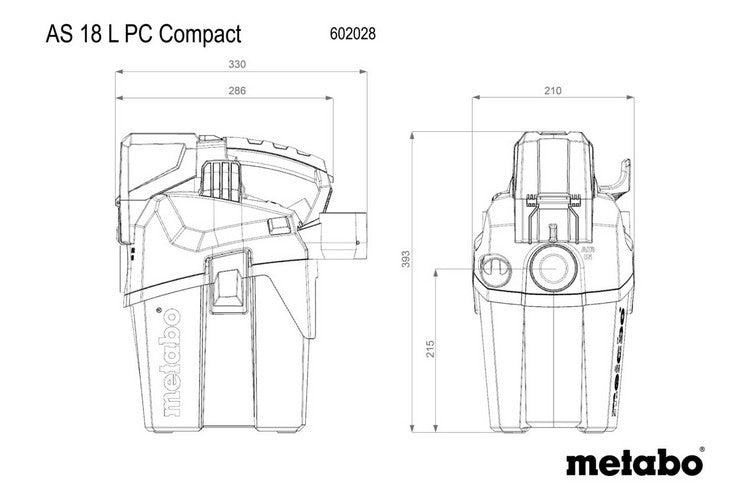 Battery Vacuum Cleaner As 18 L Pc Compact