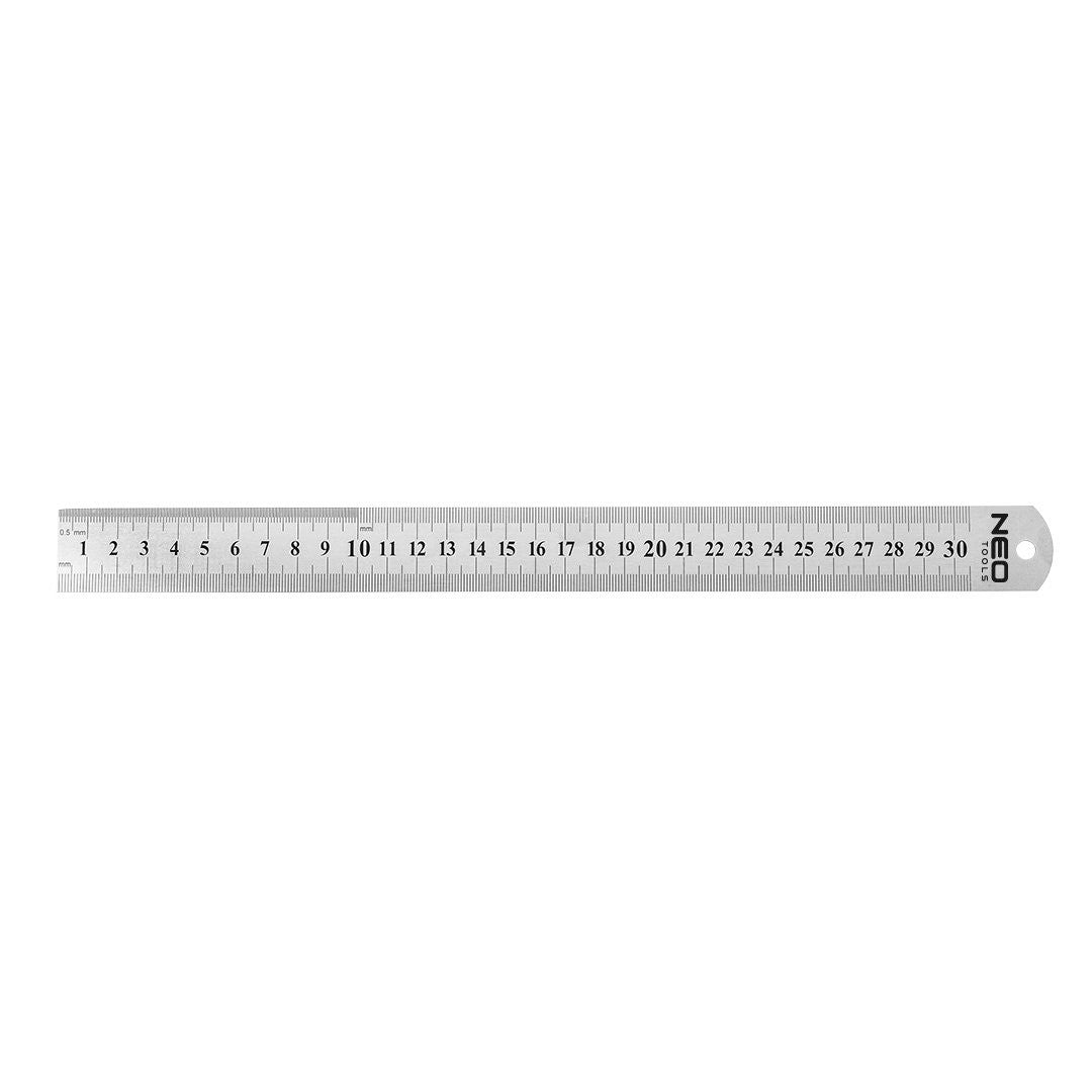 Règle de 30 cm en acier inoxydable