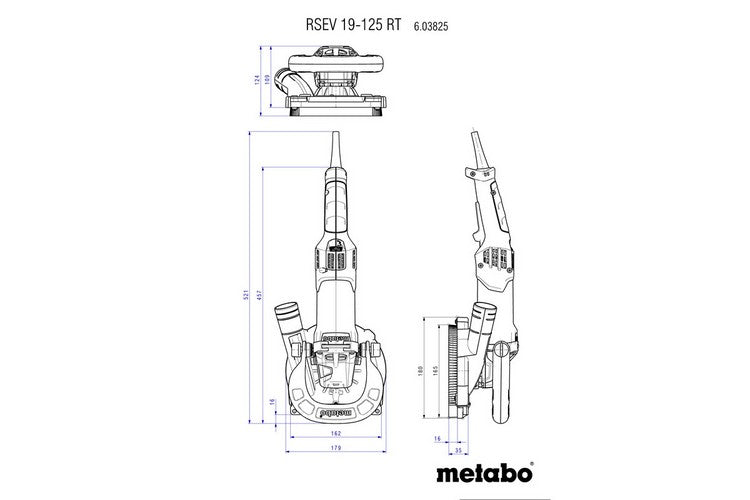 Rsev 19-125 Rt betonslijpmachine