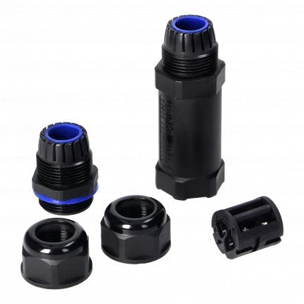 Rechte kabelconnector Ip68 3x6mm2