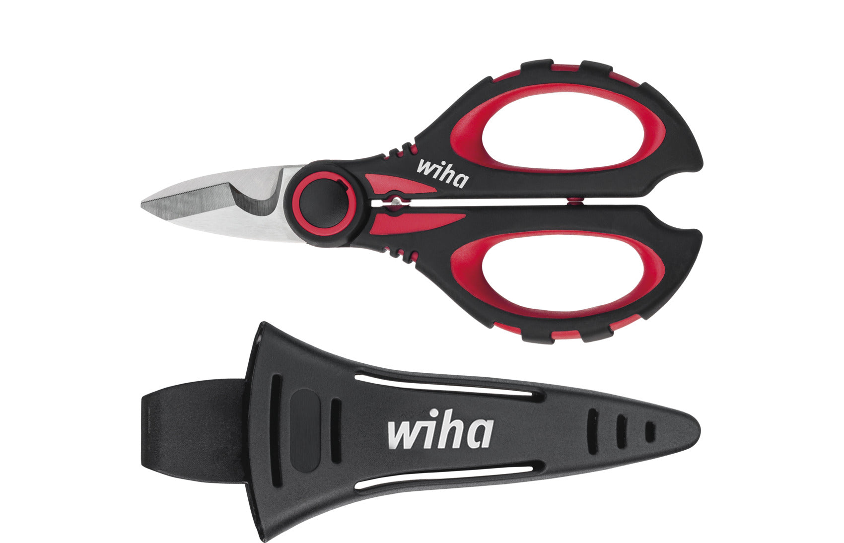 Ciseaux d'électricien avec fonction de sertissage 160 mm