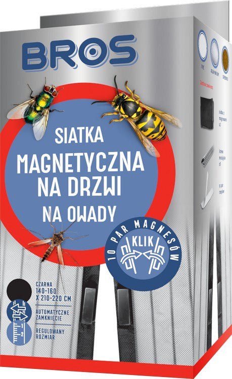 Bros Porta magnetica Mesh Click 100*220 Nero