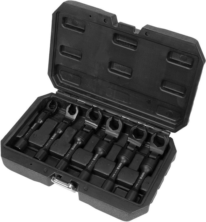 Sraith de Wrenches Comhfháinne Ceann Oscailte 3/8'' 6 ríomhaire.