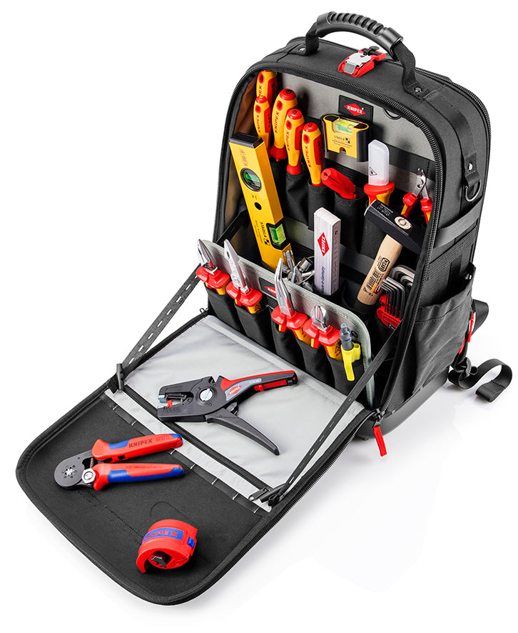 Mochila Modular X18 Para Herramientas Para Electricistas 23 Pzas.