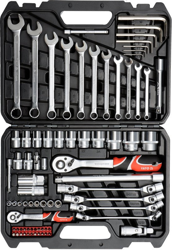 Set de scule 1/2'' 1/4'' 77 bucăți L