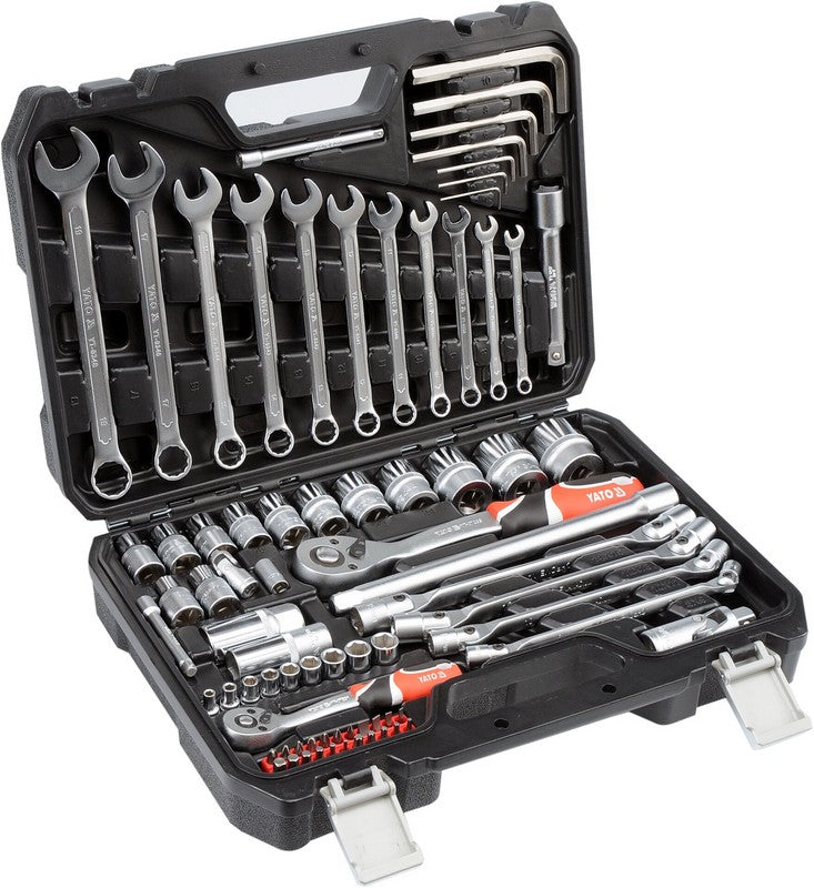 Set de scule 1/2'' 1/4'' 77 bucăți L