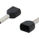Terminal de virola com isolamento duplo 2*1,5 mm 10 unidades