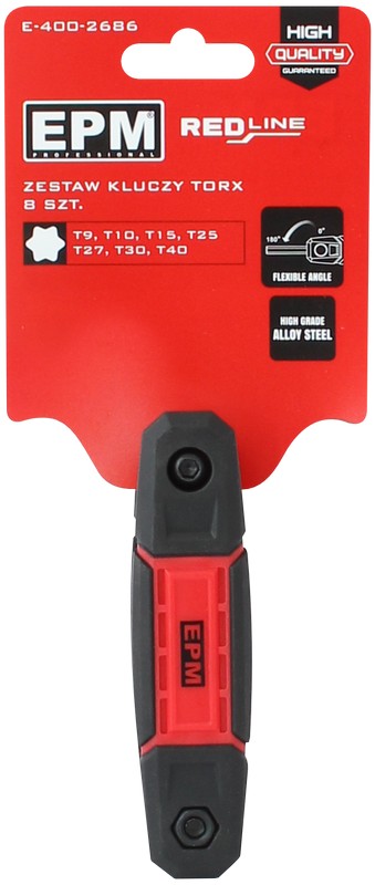 Sada kľúčov Torx Red Line 8 ks.