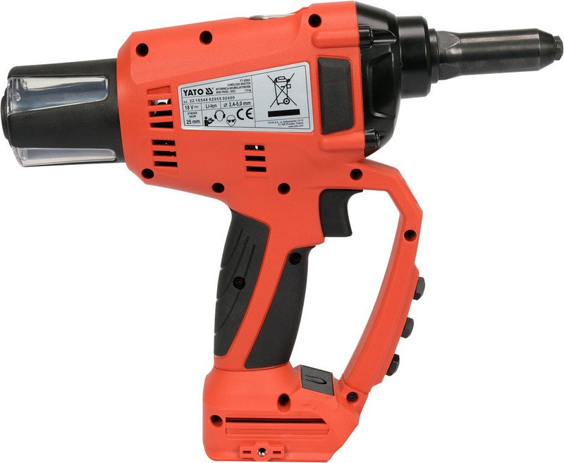Безчеткова нитовачка 18v 20n без батерия