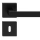 Ergo Black Handle Square Key Plate Líne Iodáilis