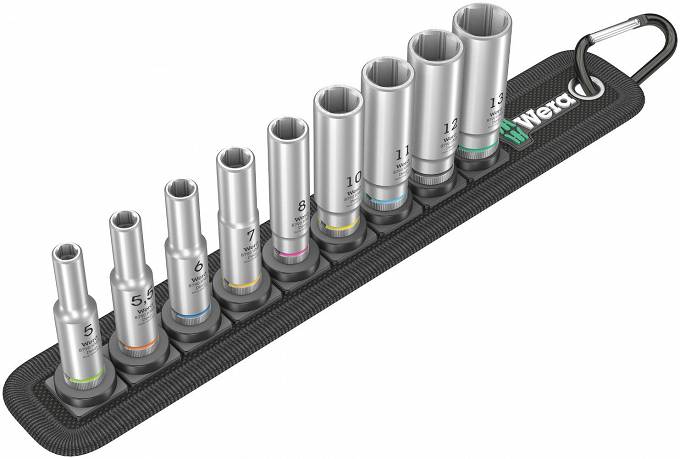 Set Prize Lungi Impact 1/4'' 5-13mm 9 Buc.