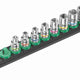 Zyklop Set chei tubulare 1/4'' 9 bucăți bandă magnetică