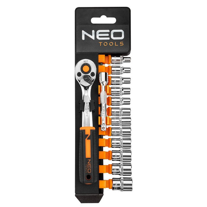 Sraith de Wrenches Soicéad 1/4'' 14 ríomhaire 6-uillinn