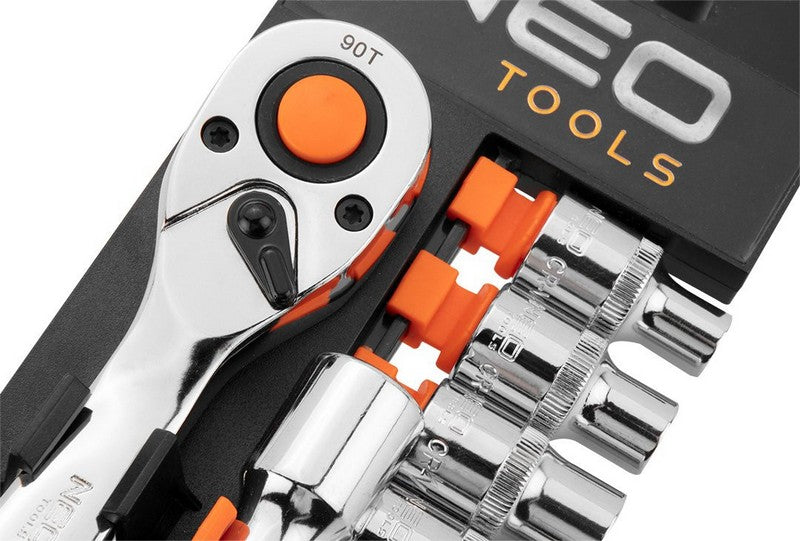 Sraith de Wrenches Soicéad 1/4'' 14 ríomhaire 6-uillinn