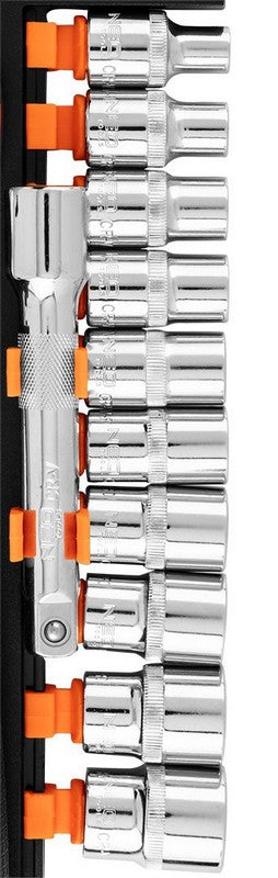 Sraith de Wrenches Soicéad 1/2'' 12 ríomhaire 6-uillinn