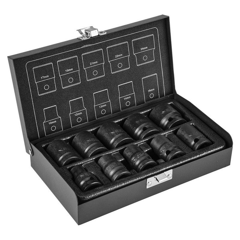 Nárazové objímky 1/2'' 10-24mm 10 kusov