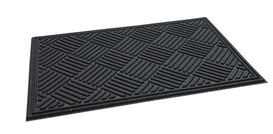 Capacho Eco Rib - Hachura 60x90 Preto