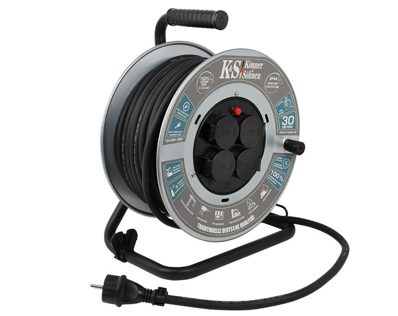 Extension Cord On A Drum 30m