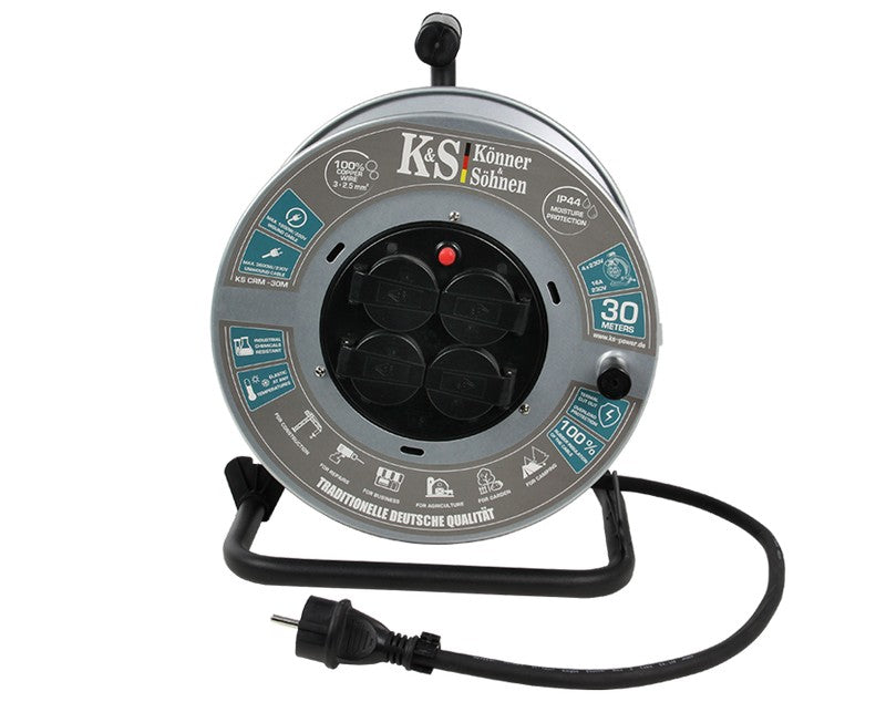 Extension Cord On A Drum 30m