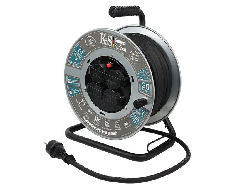 Extension Cord On A Drum 30m