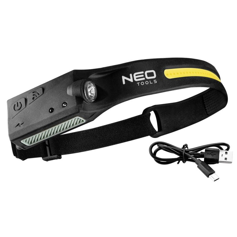 Lampe frontale à ceinture LED 2en1