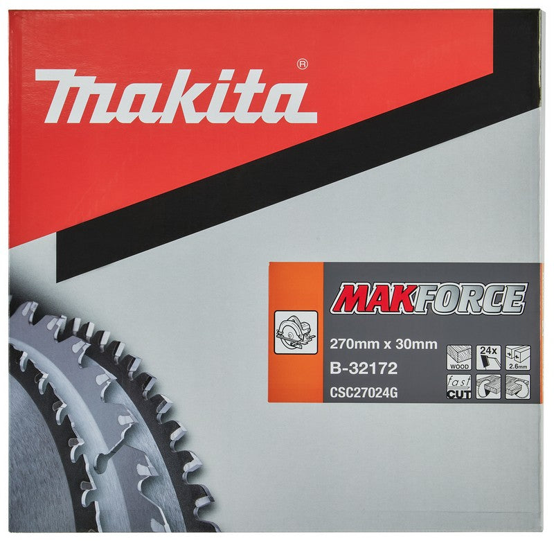 Makforce 270*30 24t Sintrad träsåg