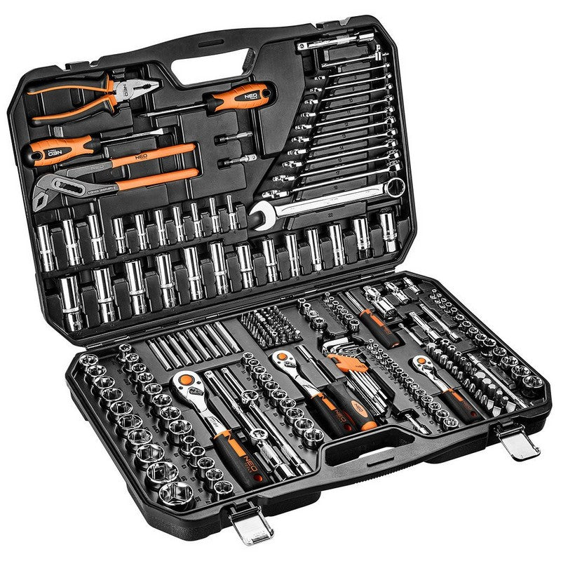 Hylsnyckelsats 1/2'' 3/8'' 1/4'' 233 delar