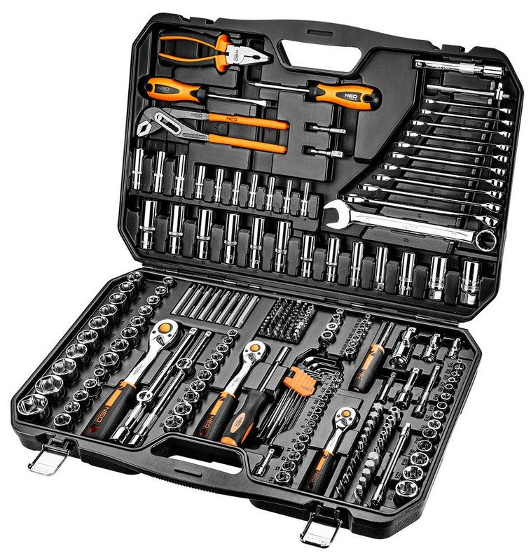 Hylsnyckelsats 1/2'' 3/8'' 1/4'' 233 delar