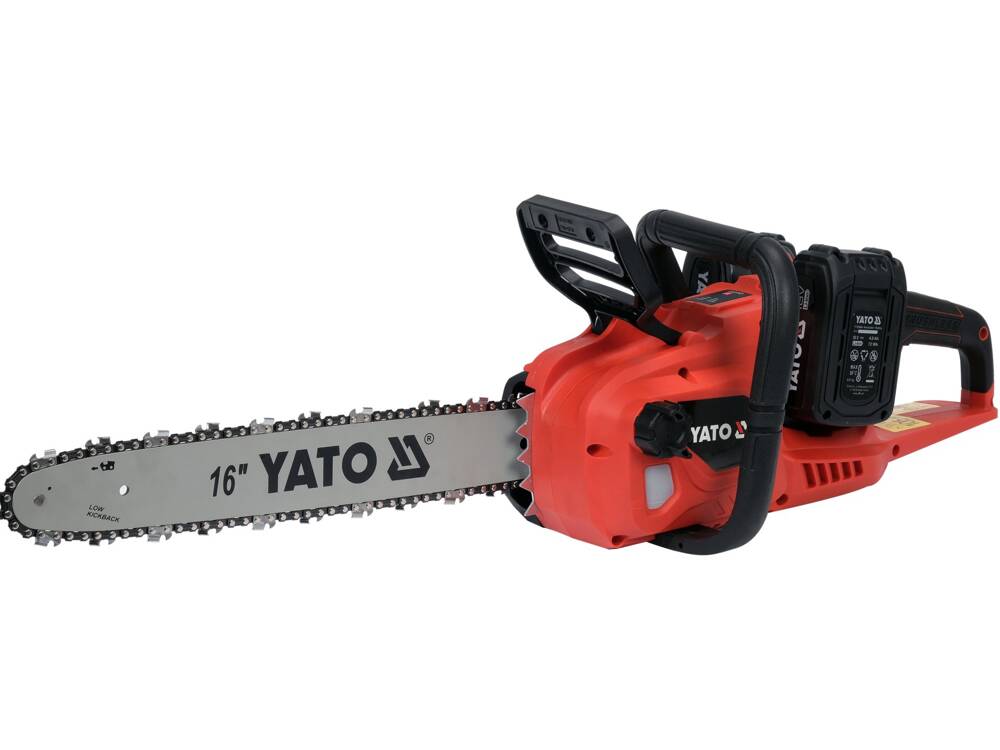 16'' Chain saw 2x18v Bagless + 2x4ah + Double Charger