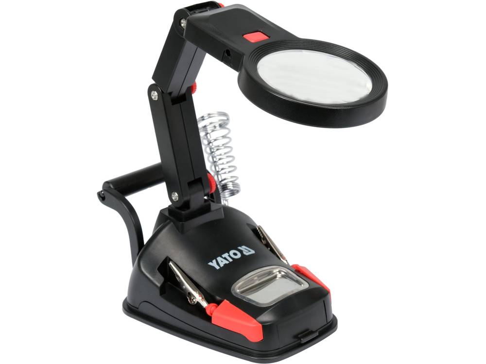 Derde handgreep met dubbel vergrootglas Led-verlichting